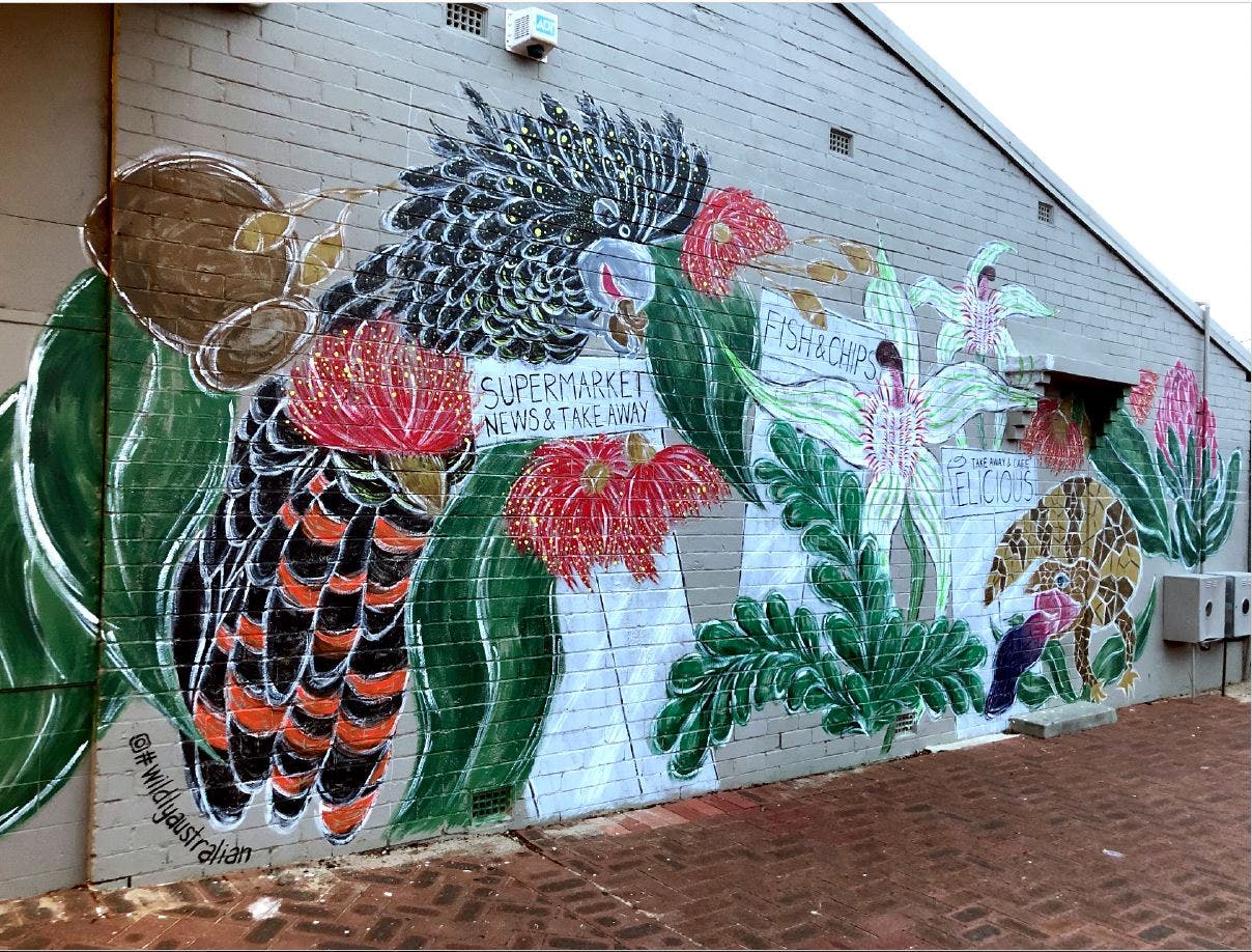 Mural - Wildly Australian (Lian Tan) 2019