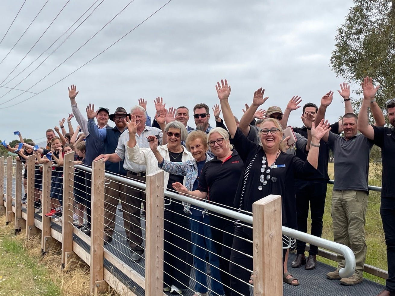 Lindenow South Footpath project Photo