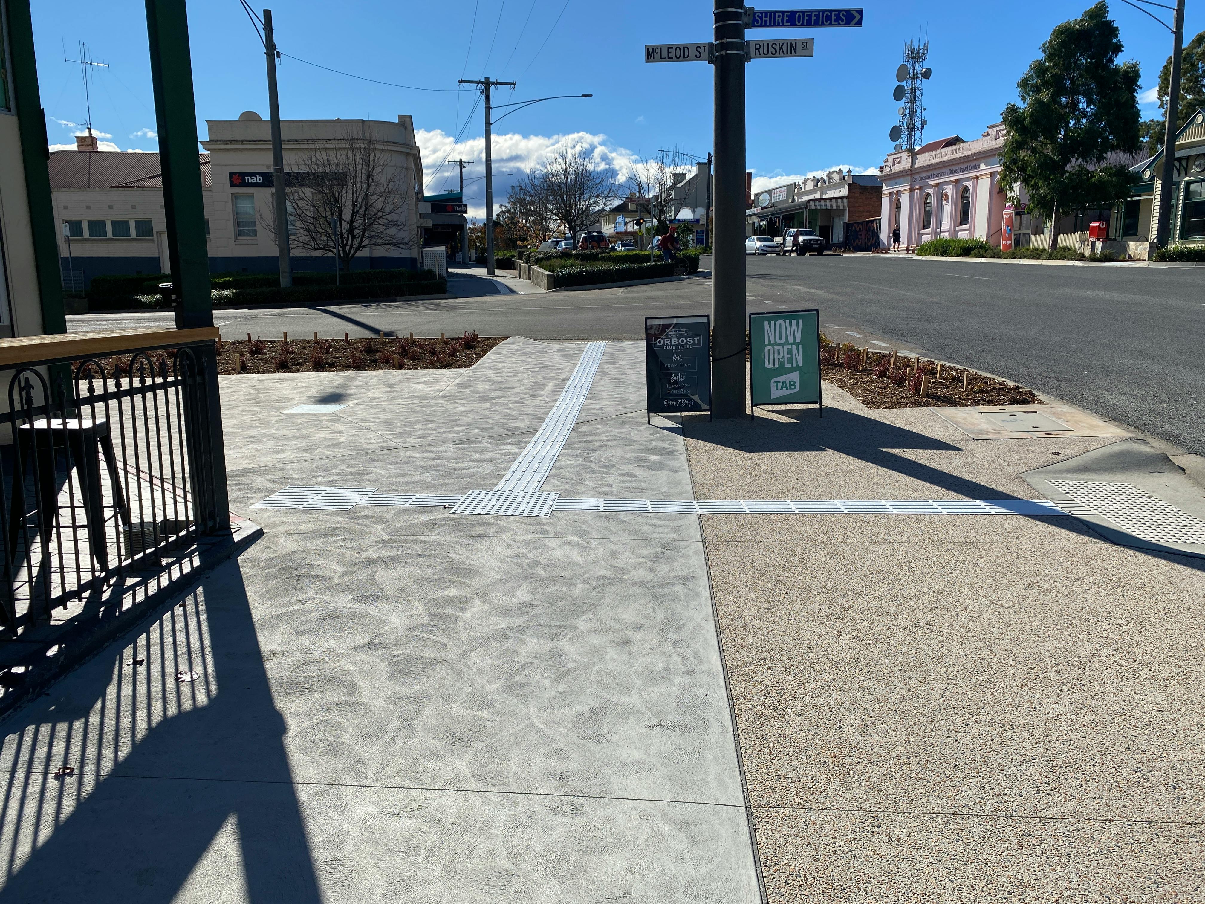 Nicholson Street Orbost - completed construction 