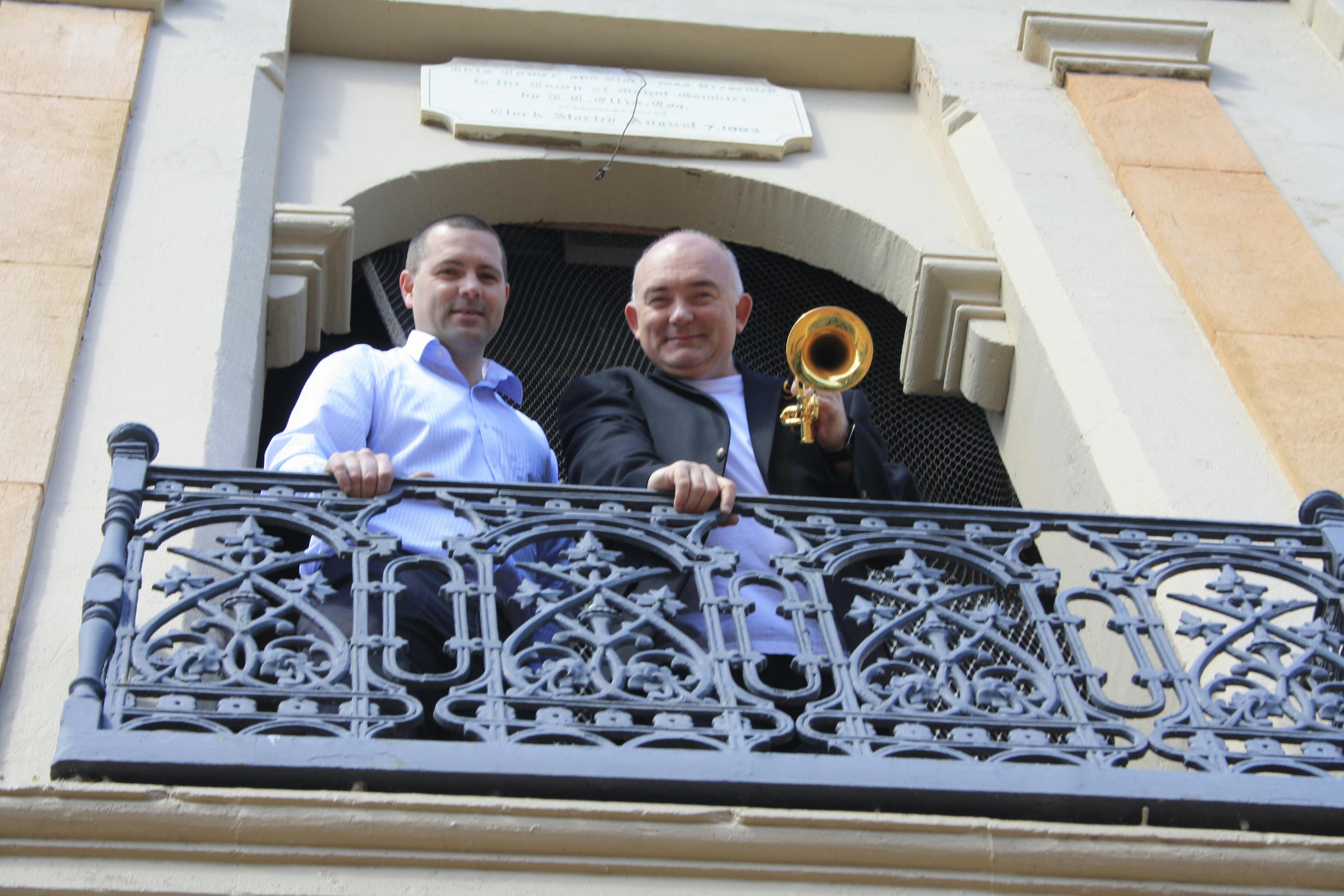 Mayor Steve Perryman and James Morrison. Photo Credit: The Border Watch