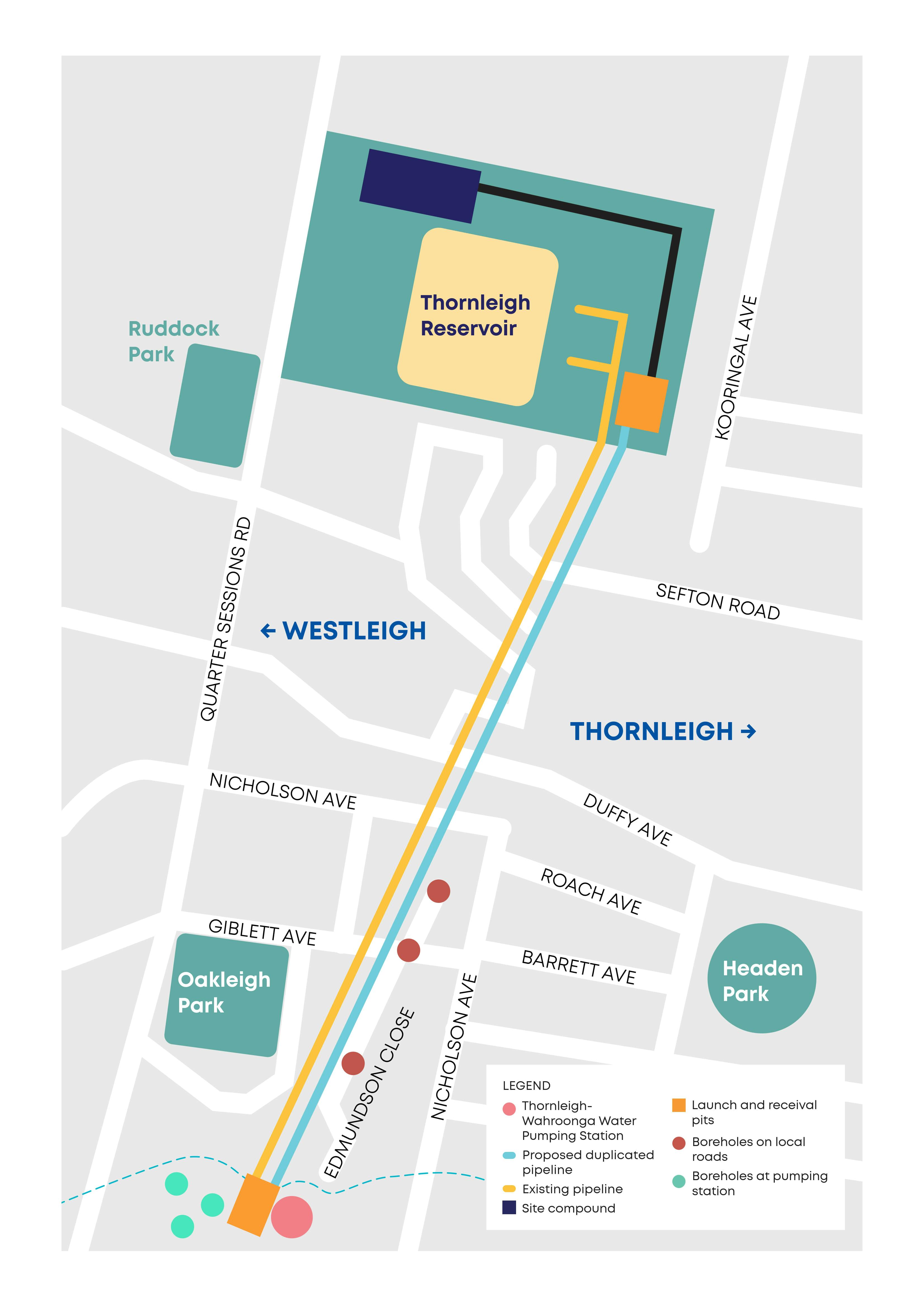 Thornleigh map