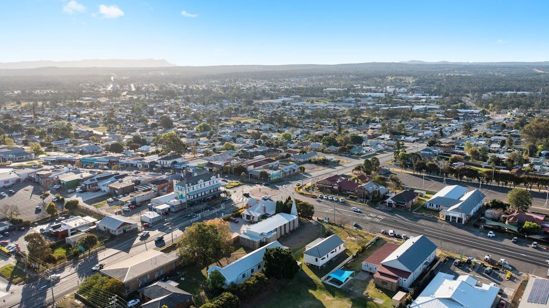 Streets and houses in Kurri Kurri