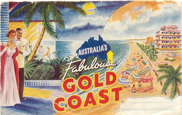 1950's Gold Coast postcard