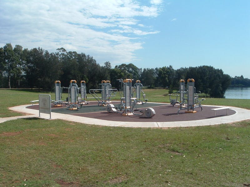 Example of an outdoor gym in the Liverpool Council area