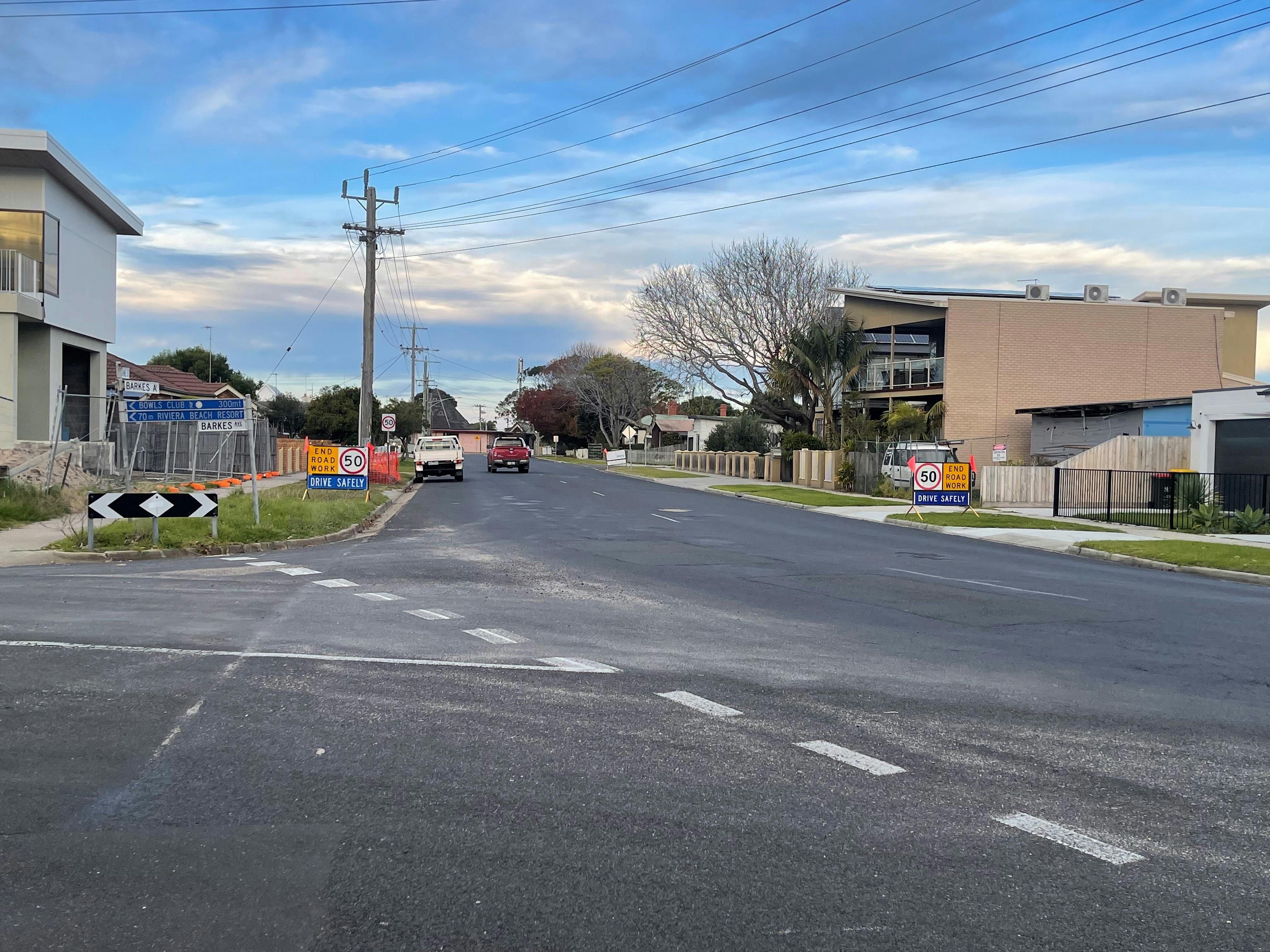 Barkes Avenue and Marine Parade - 24 June 2024