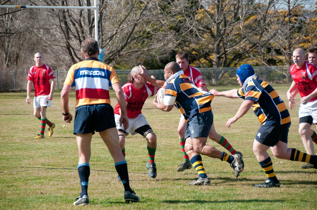 Teams playing Rugby Union at Moran Oval