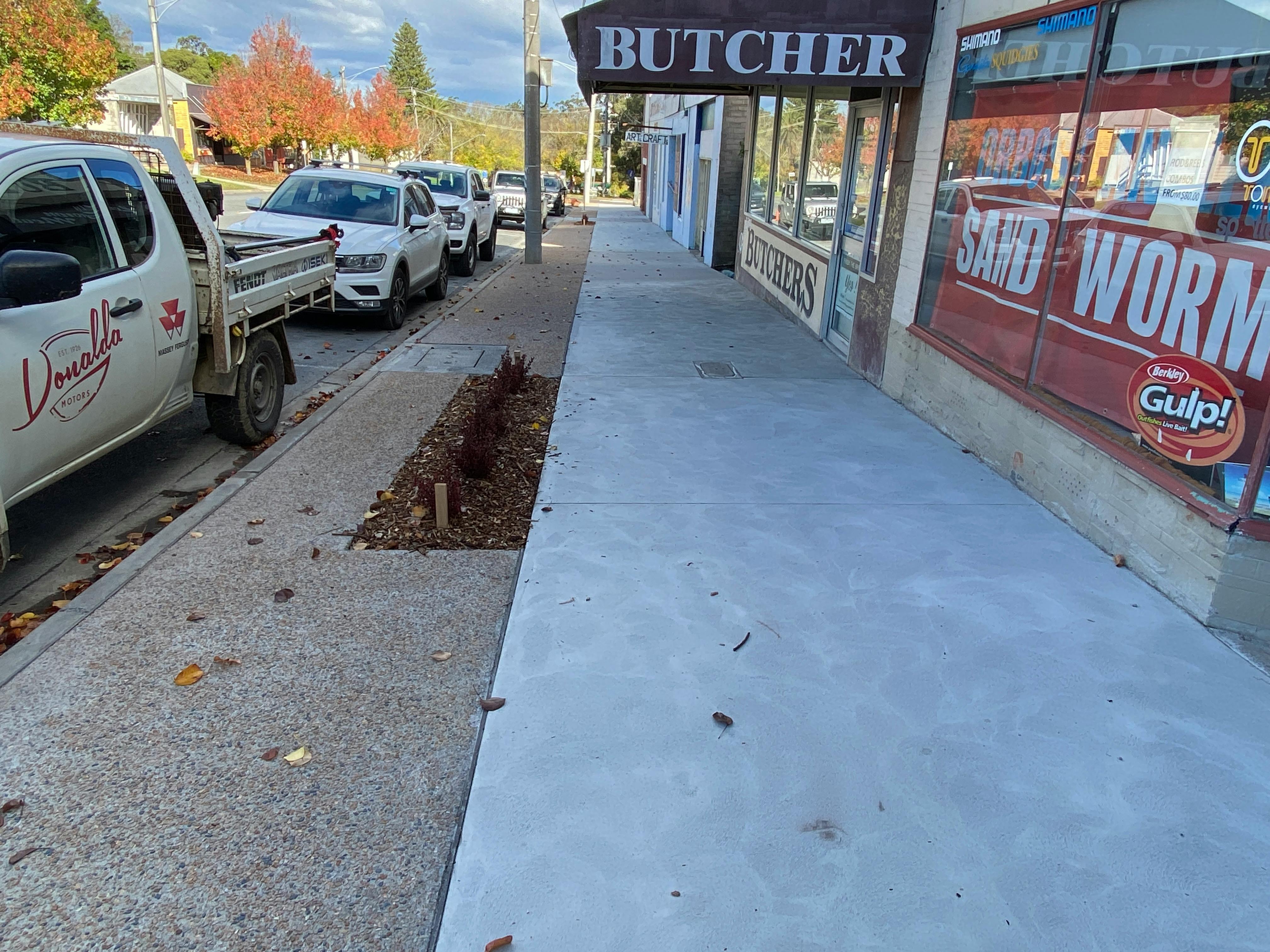 Nicholson Street Orbost - completed construction 