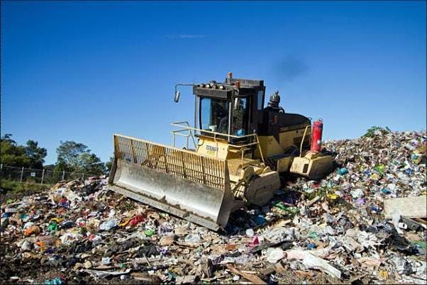 Landfill Compactor at Awaba Landfill