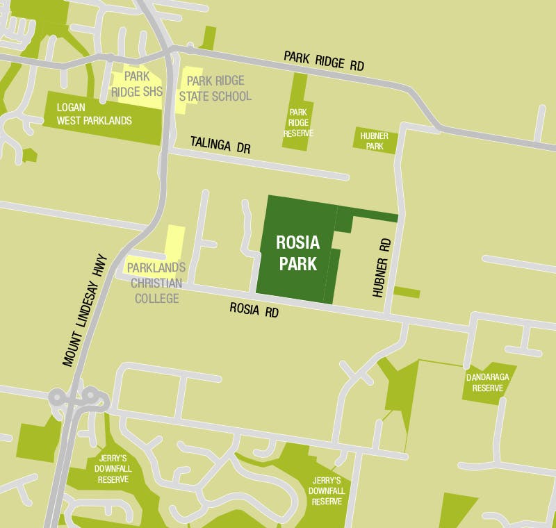 Rosia Road, Park Ridge Location Map