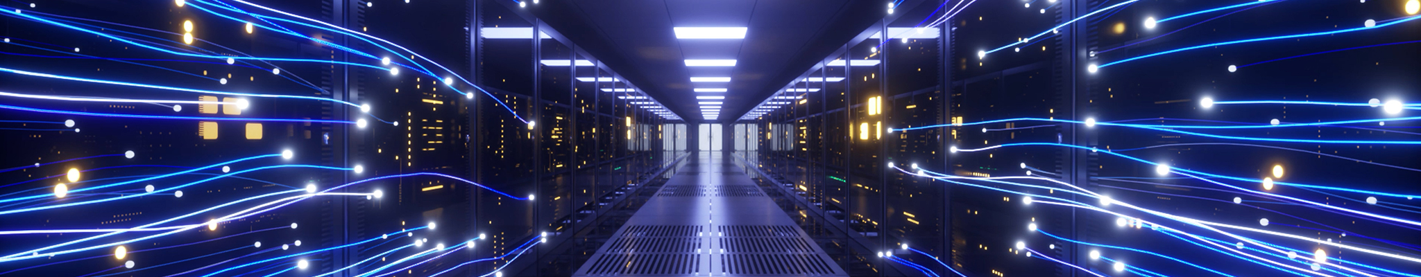Image of a server room (decorative)