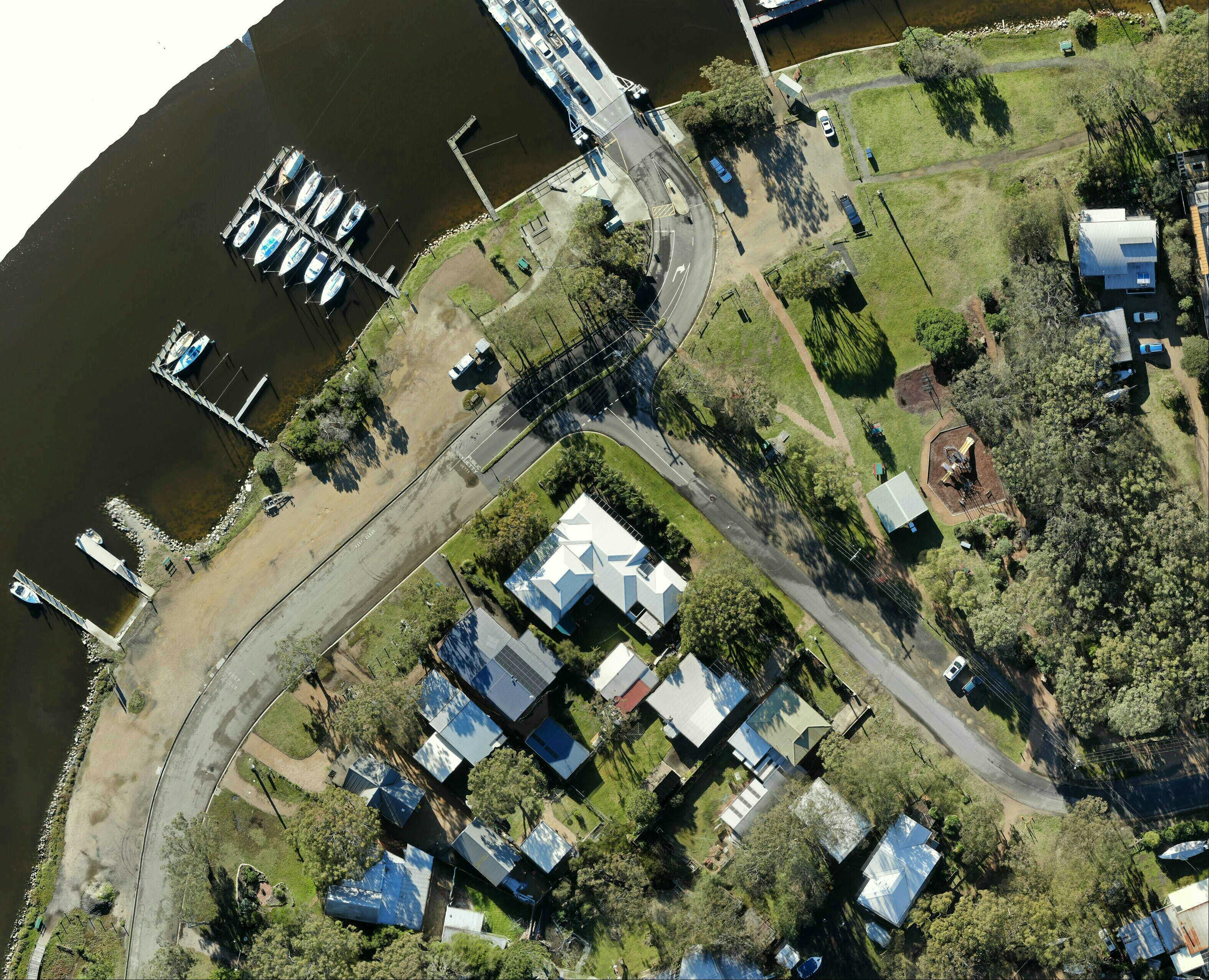 Raymond Island Ferry Park Drone - 12/08/2021