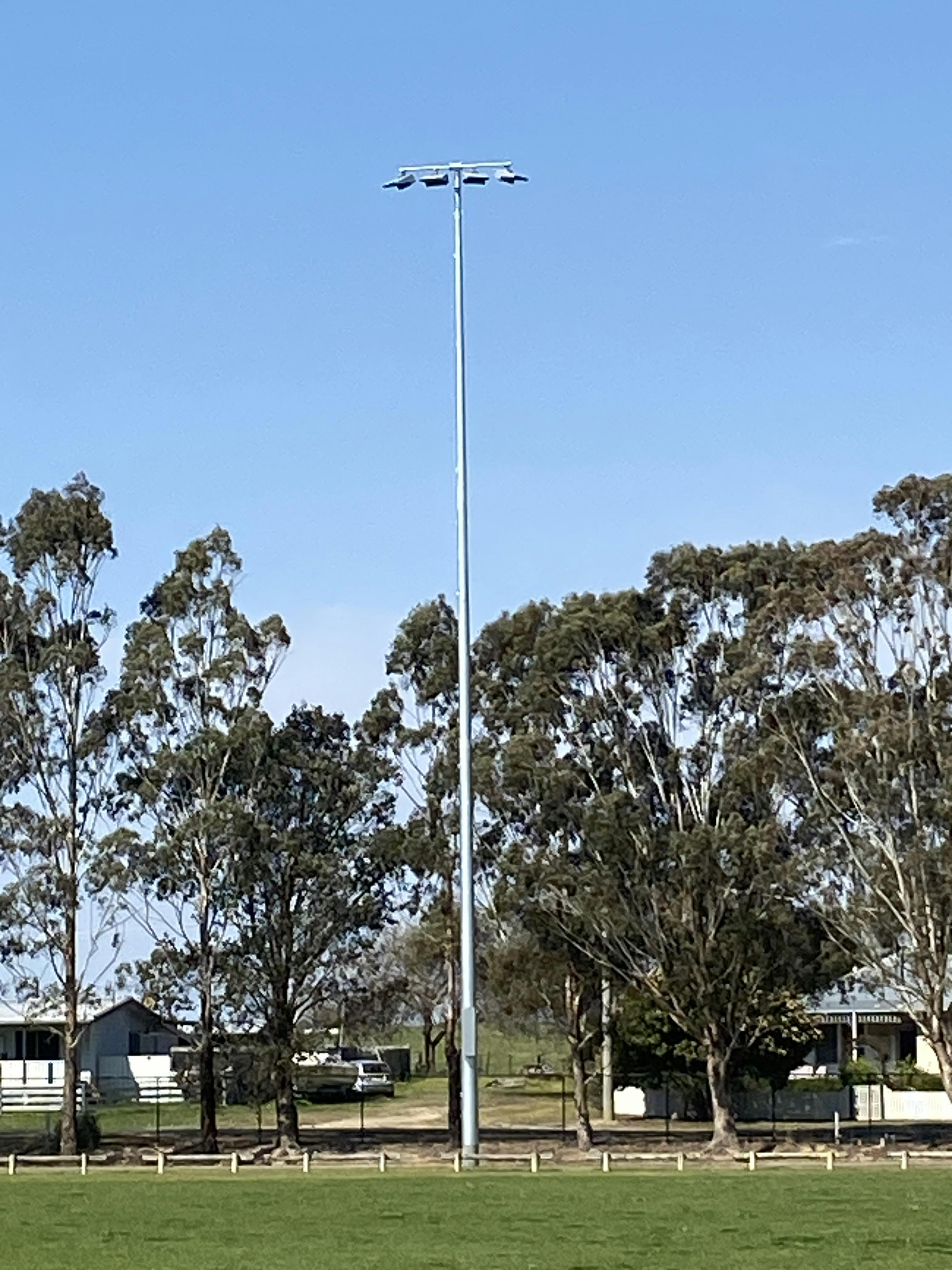 New lights installed - project complete.