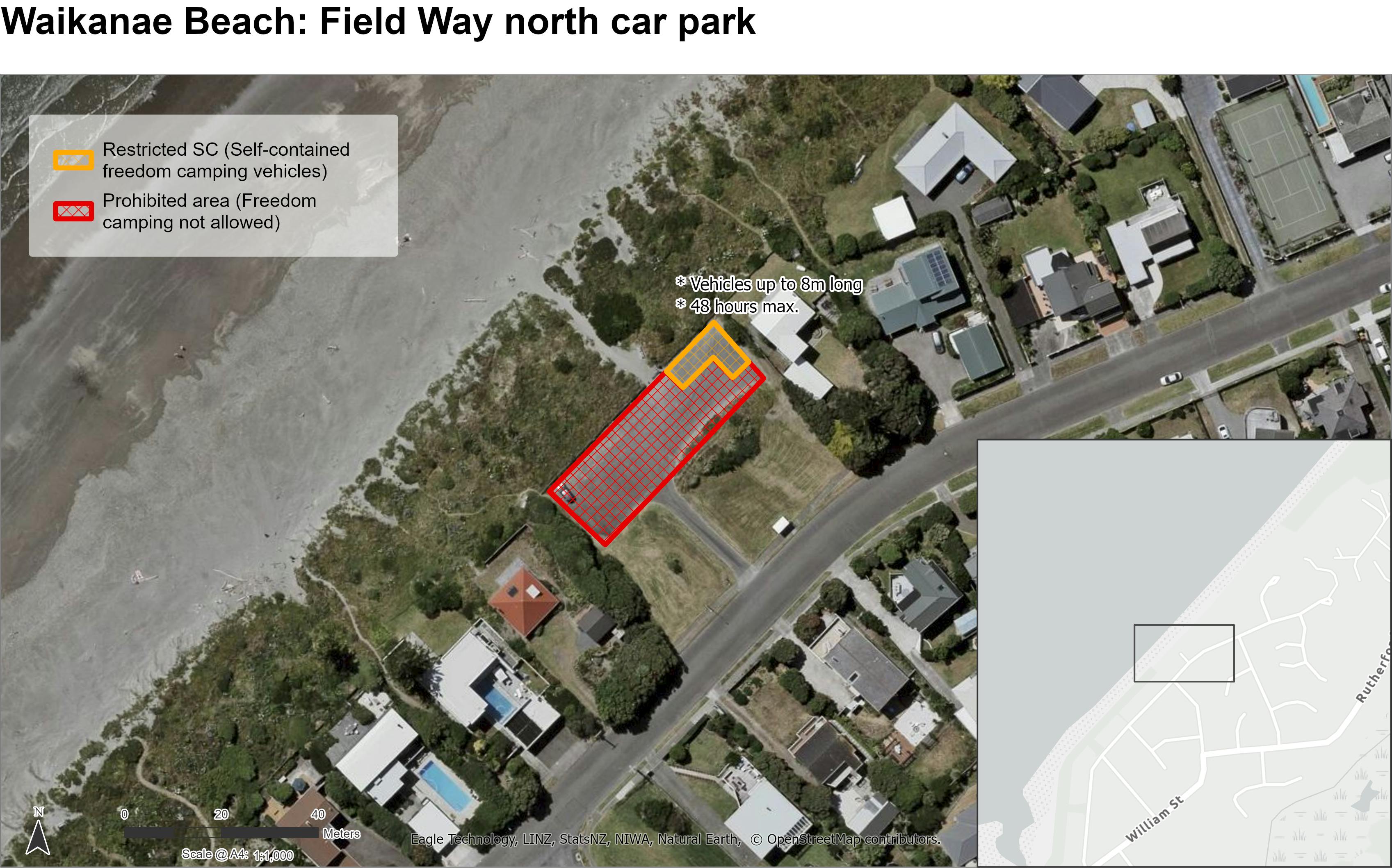 Restricted – Field Way north car park