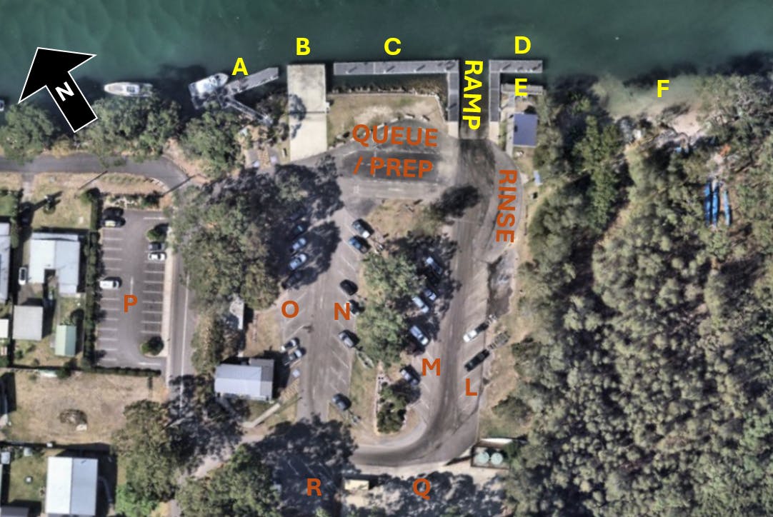 Overall Facility Map - Woollamia Boat Ramp
