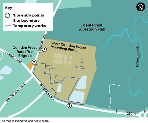 WRP site map