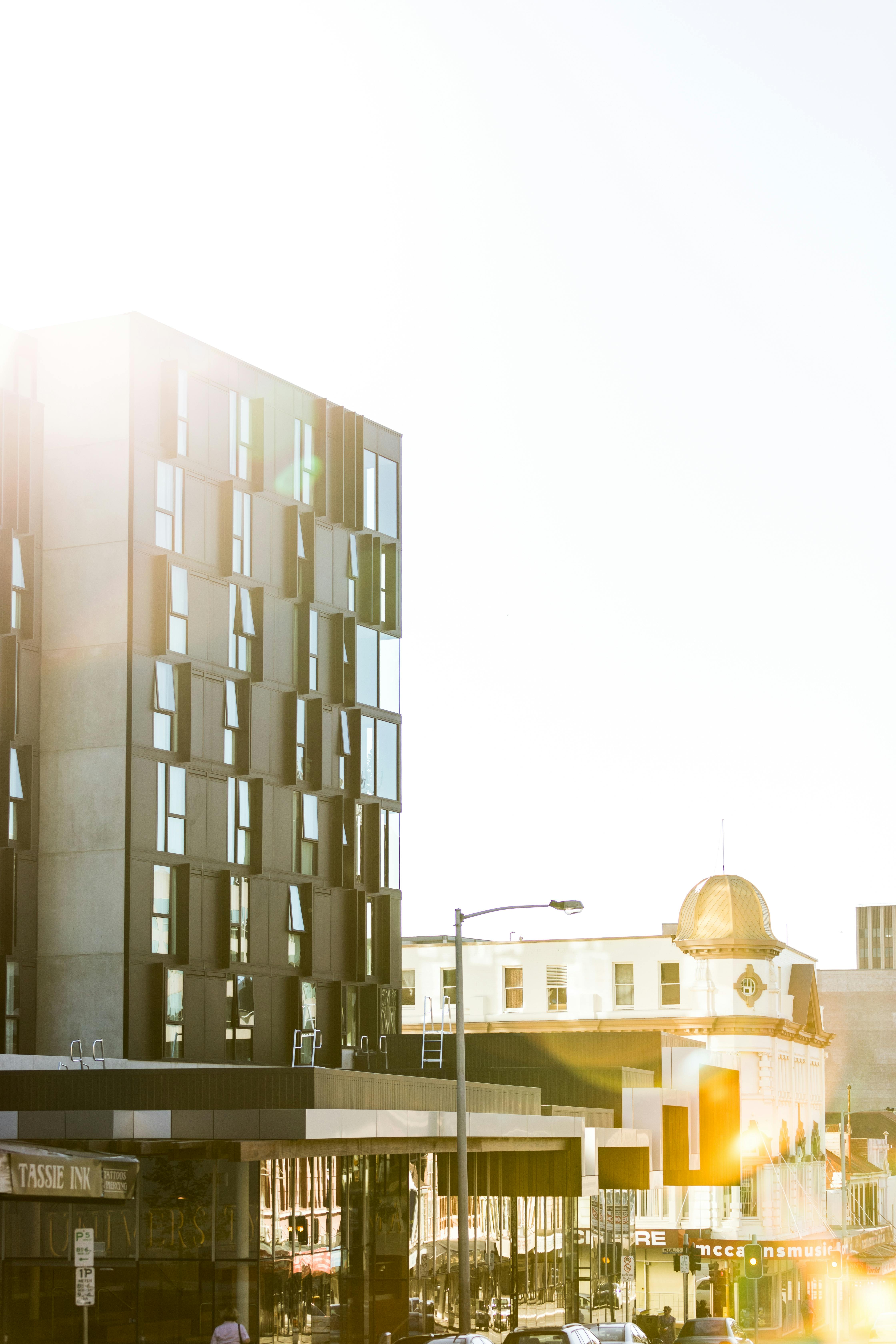 Skyline image of University of Tasmania's building on Melville Street, Hobart