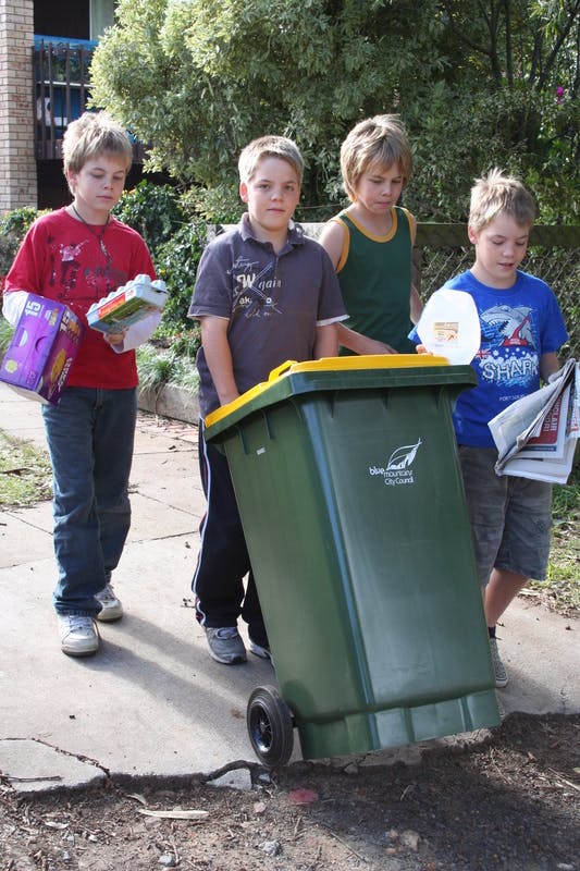 Recycling in the Blue Mountains