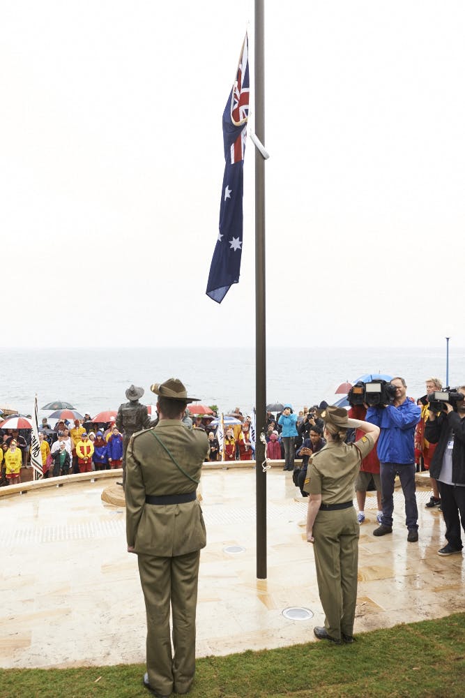 Fallen Lifesavers Memorial official opening 27 April 2014