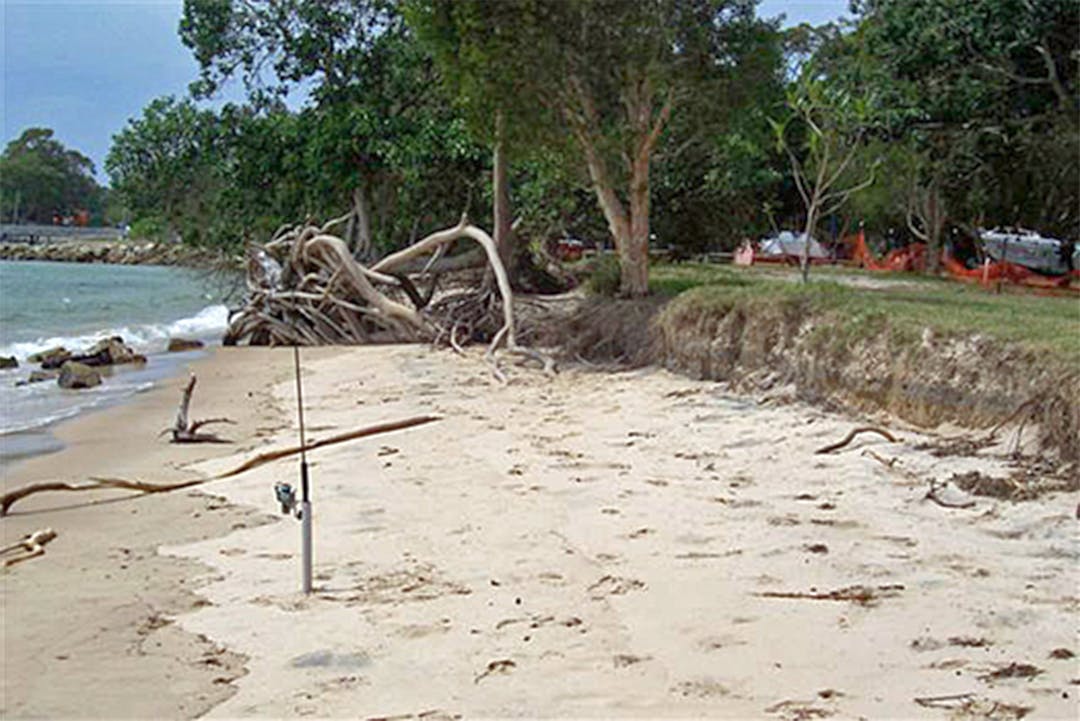 Erosion at Amity Point