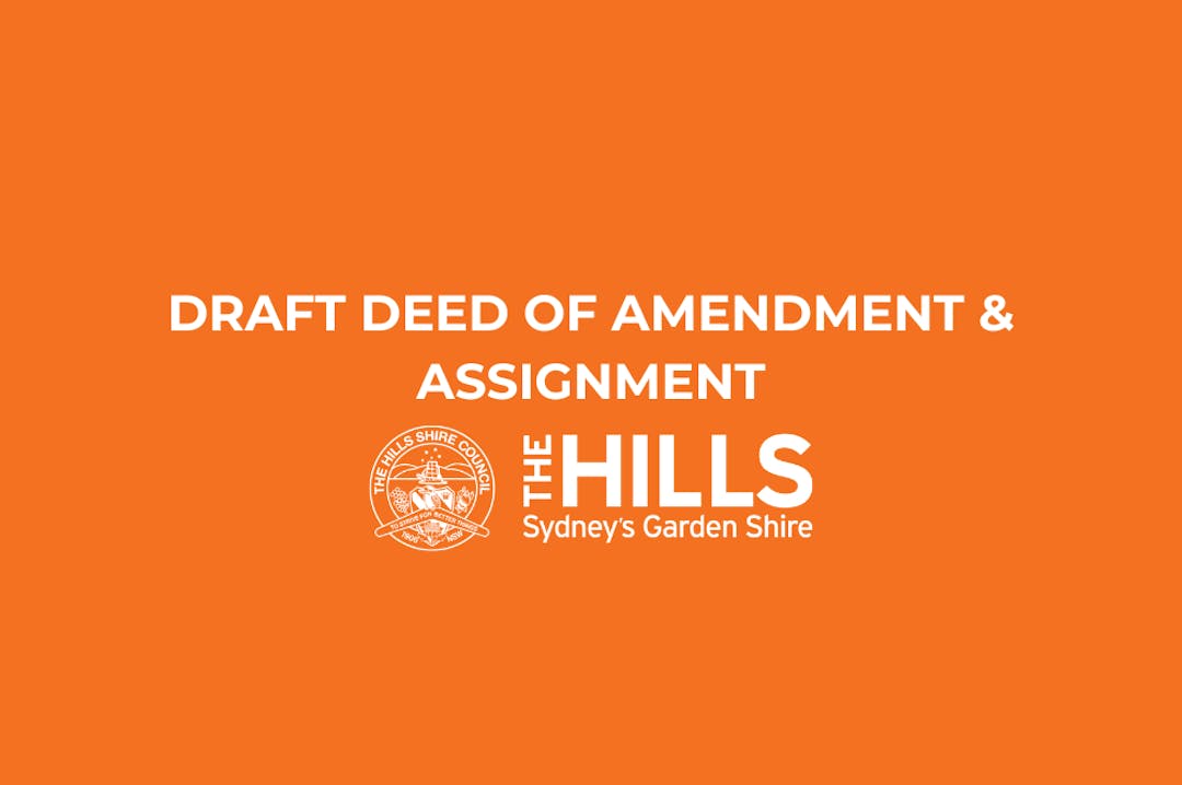 Draft deed of amendment and assignment image