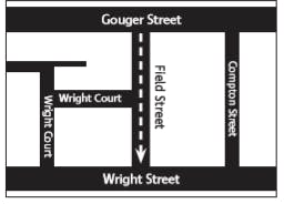 Proposed one-way reconfiguration in Field Street
