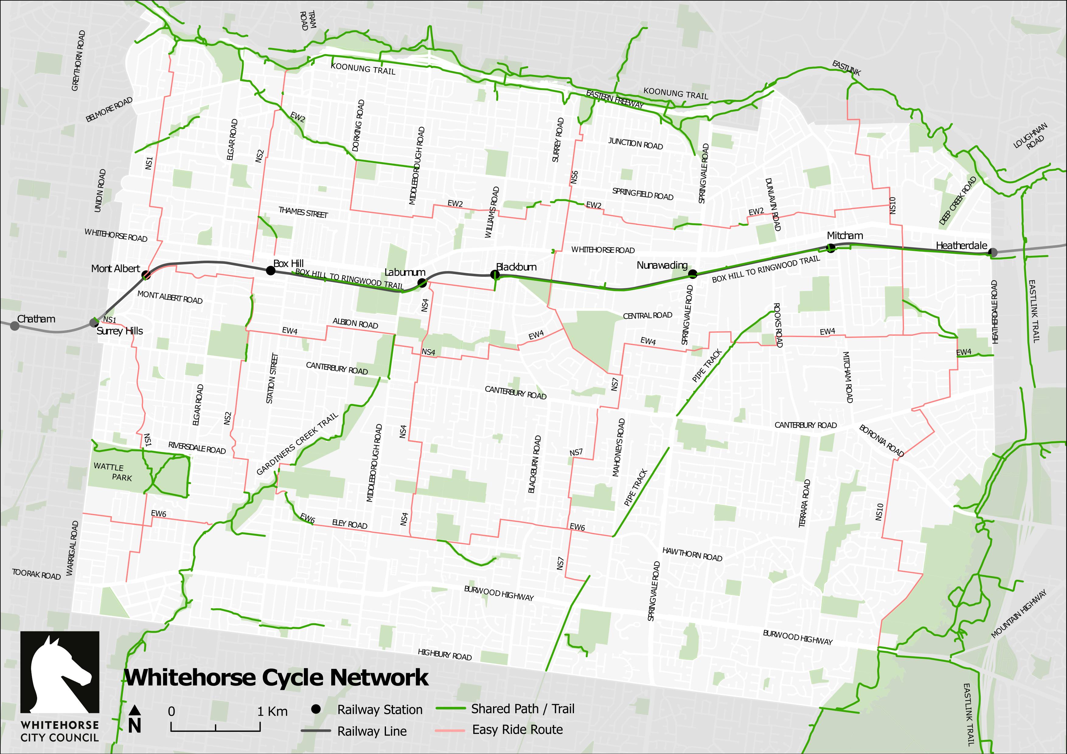 Whitehorse Cycle Network