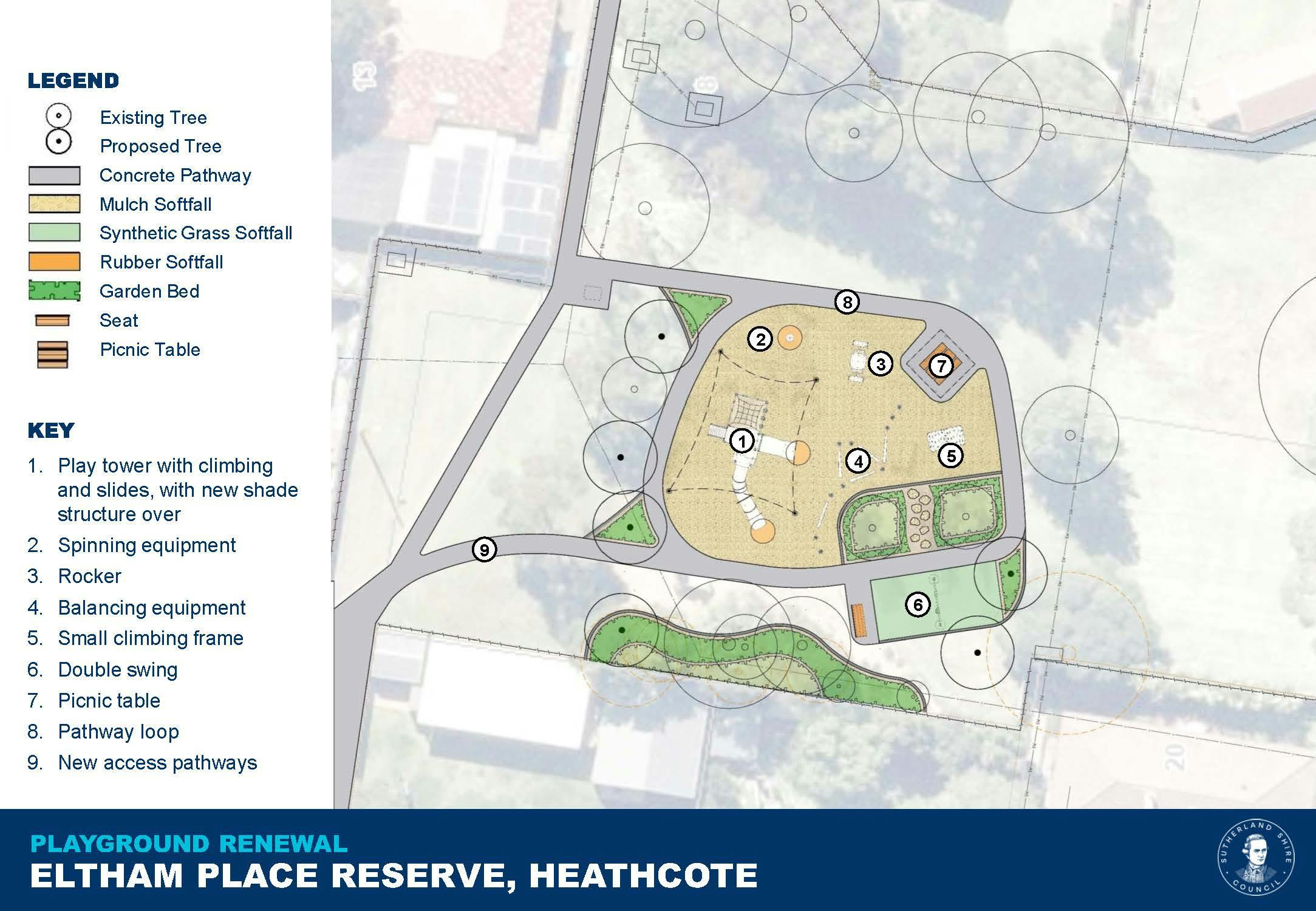 Eltham Place Reserve Location Map