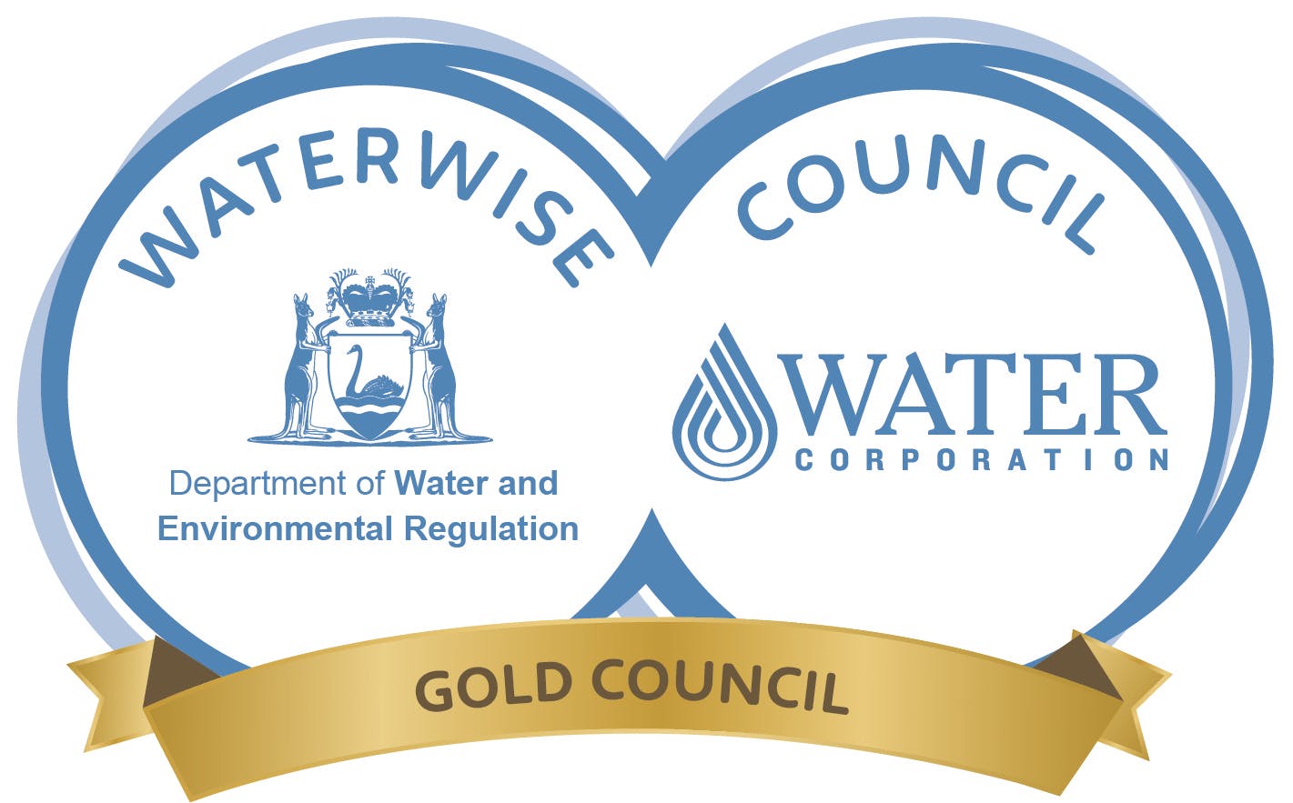 Gold Waterwise Council Recognition Badge 