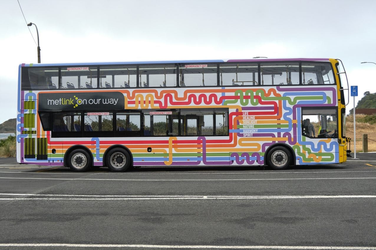 Metlink Pride Bus