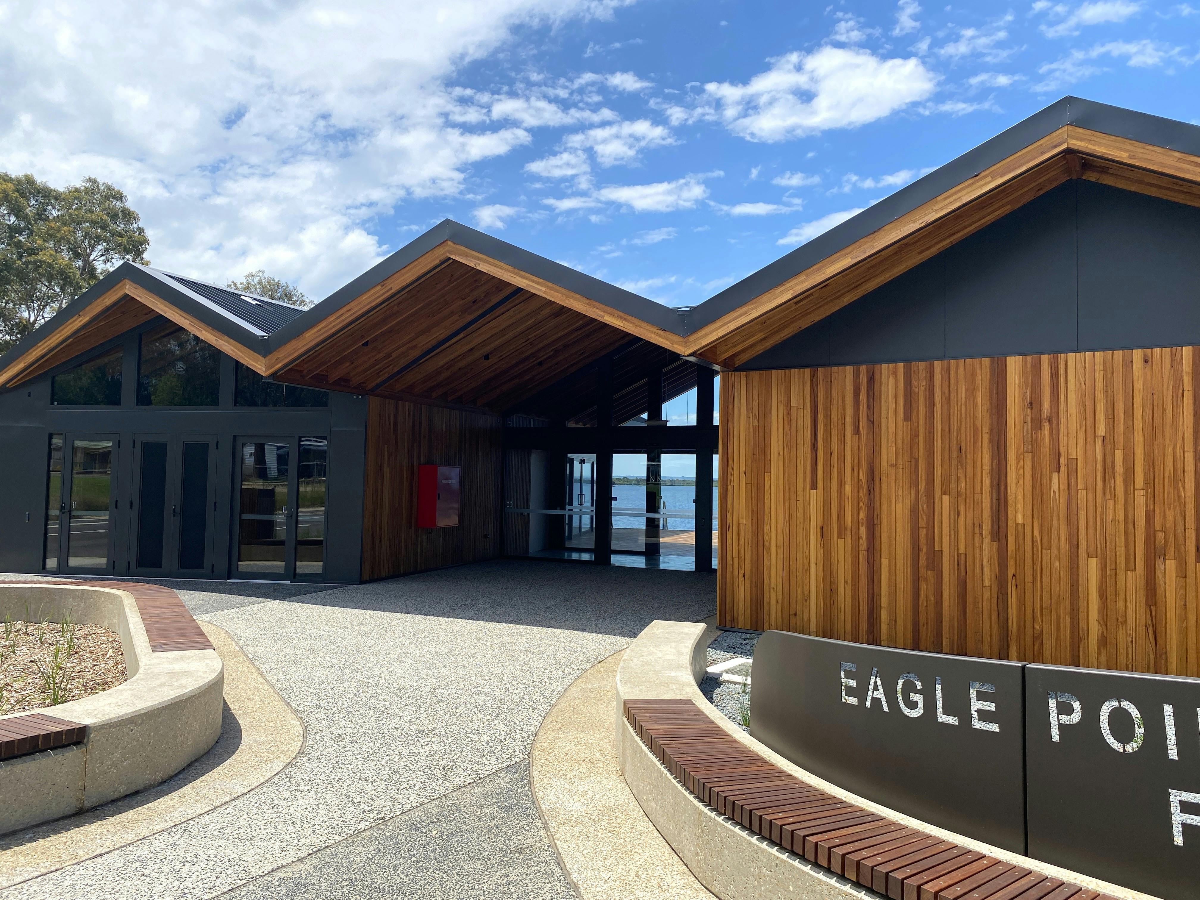 entrance to the Eagle Point Foreshore Hub