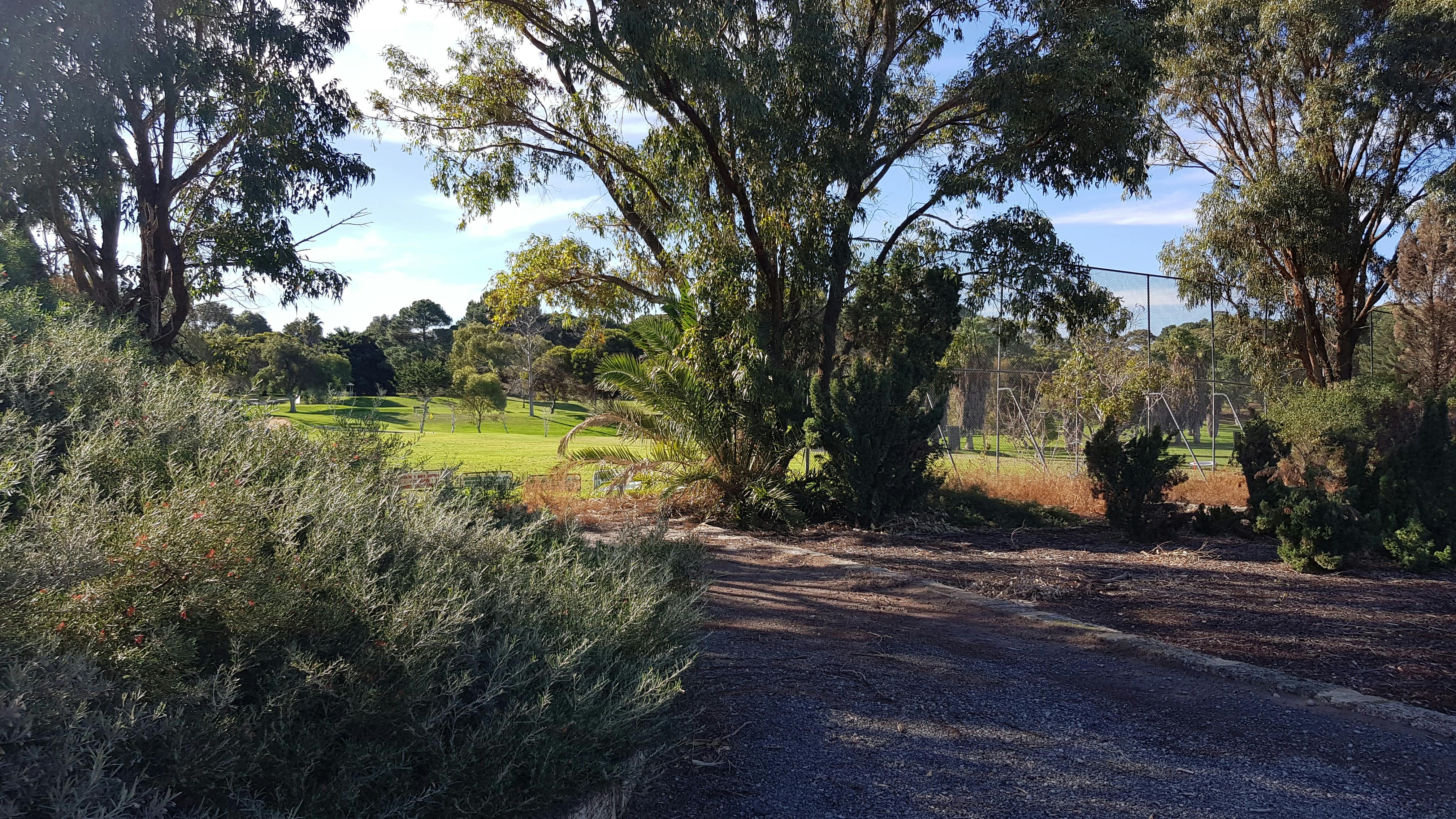 View to golf area