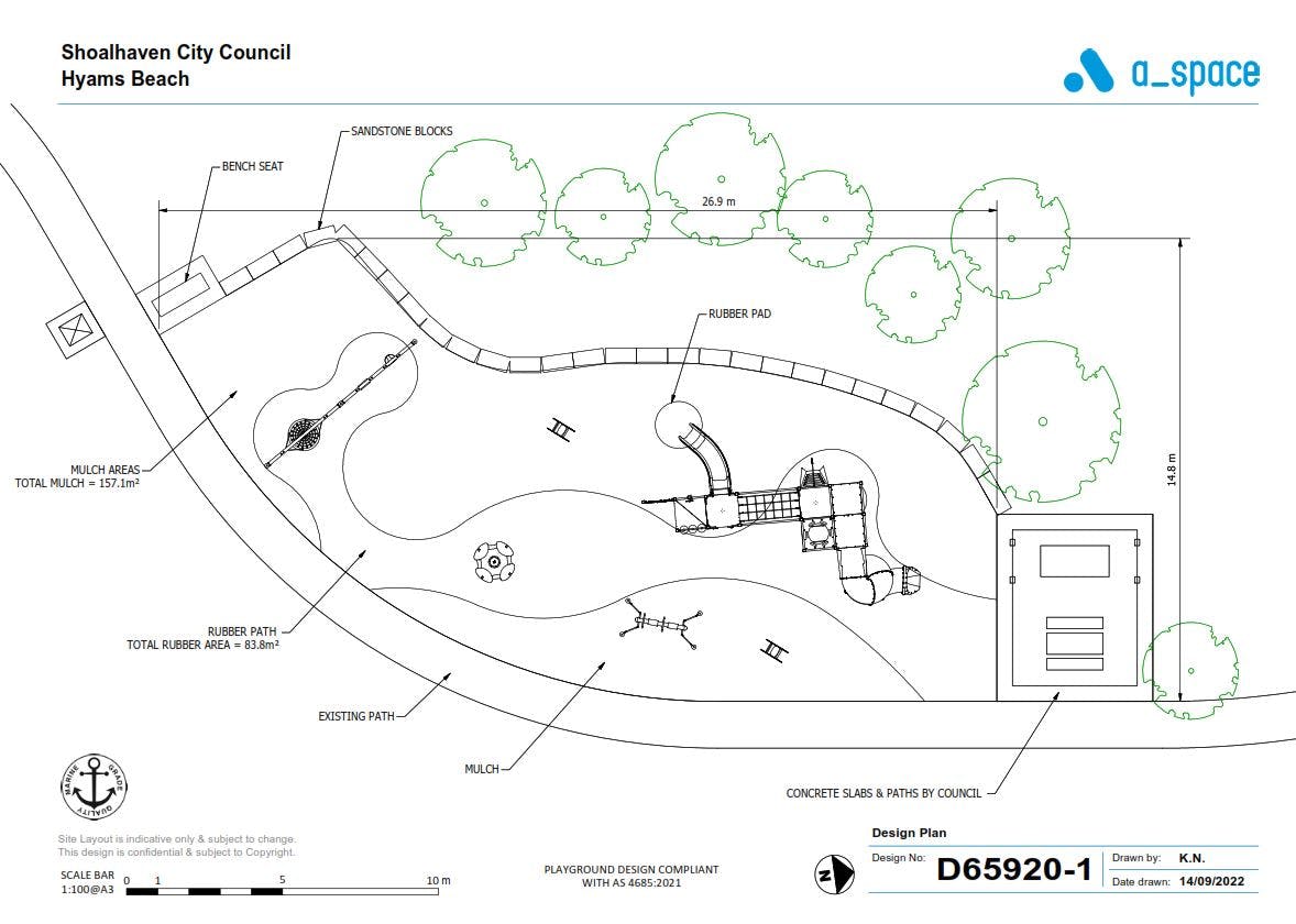 Hyams Beach Playground Concept Map