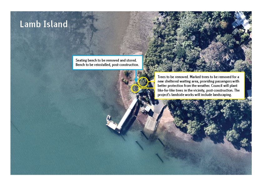 Lamb Island - Removal/relocation plan