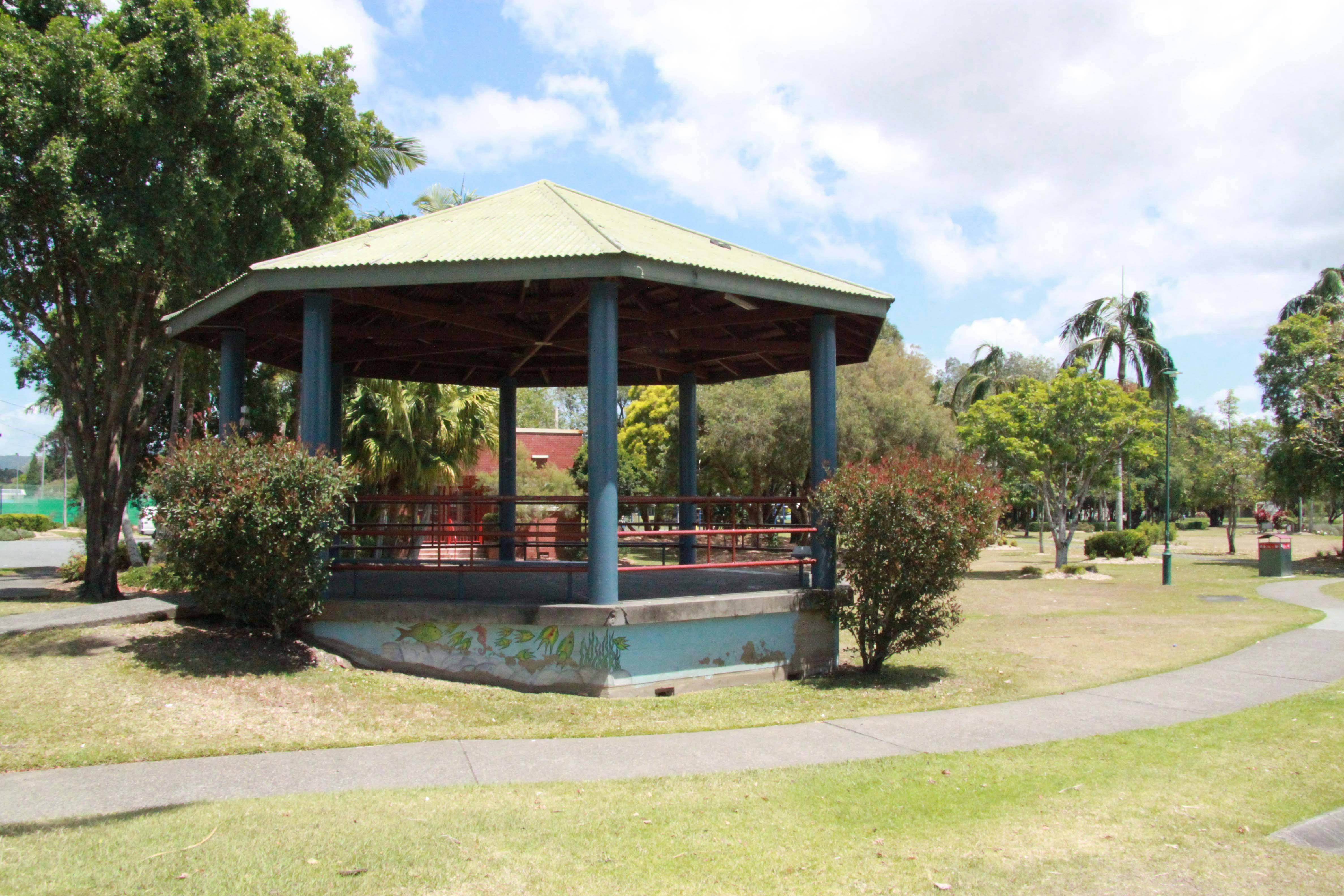 The existing bandstand