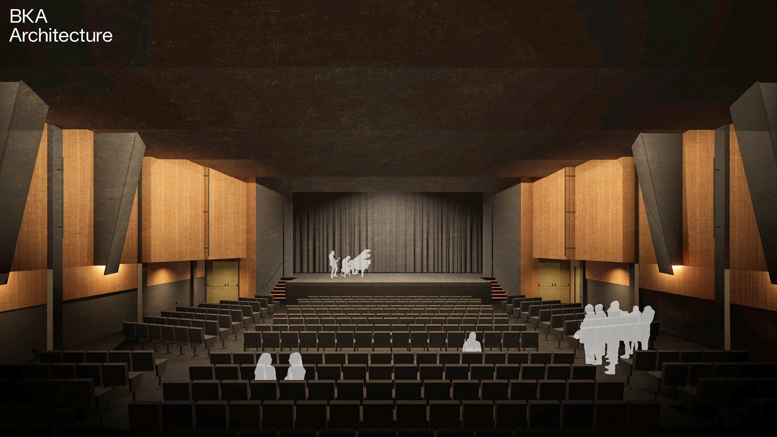 Render: Lismore City Hall Auditorium