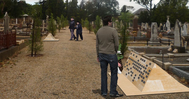 Columbarium Wall Option 3