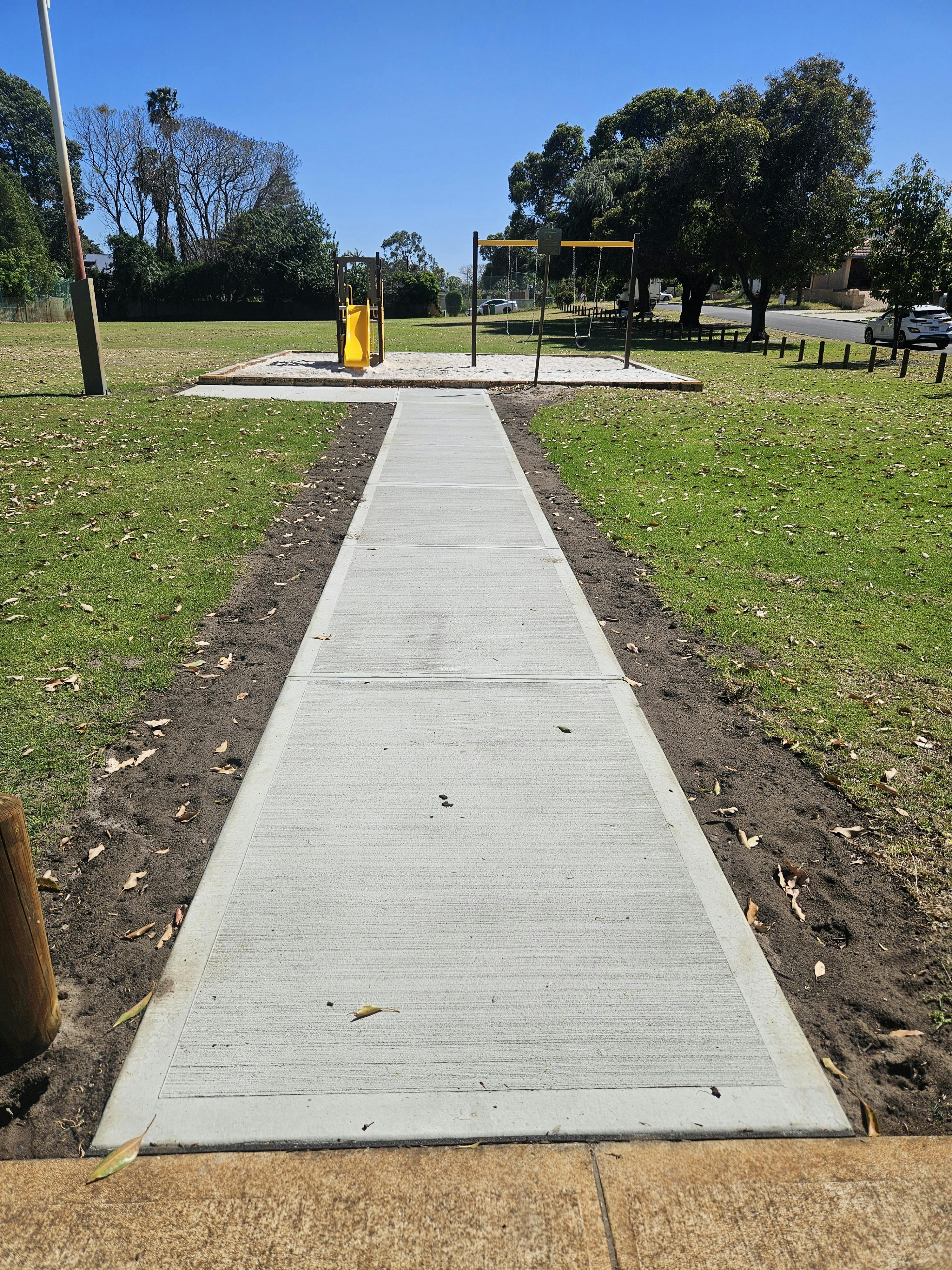 Footpath installed 