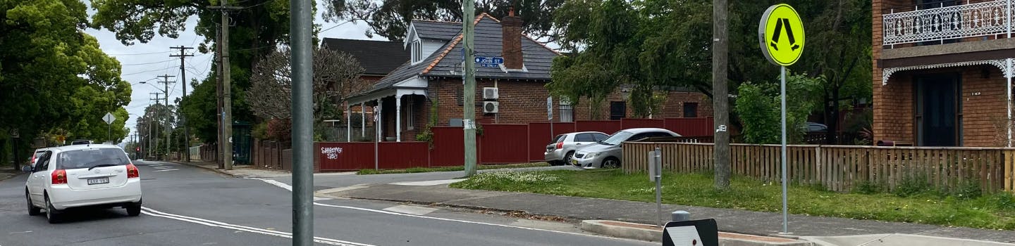 Frederick St and John St intersection image