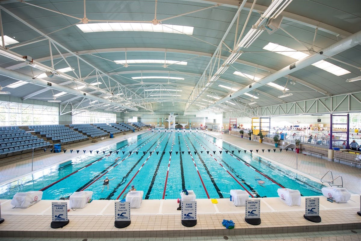 Image of the lap pool at the Hobart Aquatic Centre