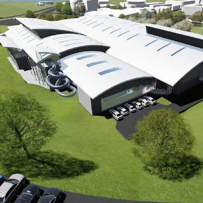 Artist impression - aerial view