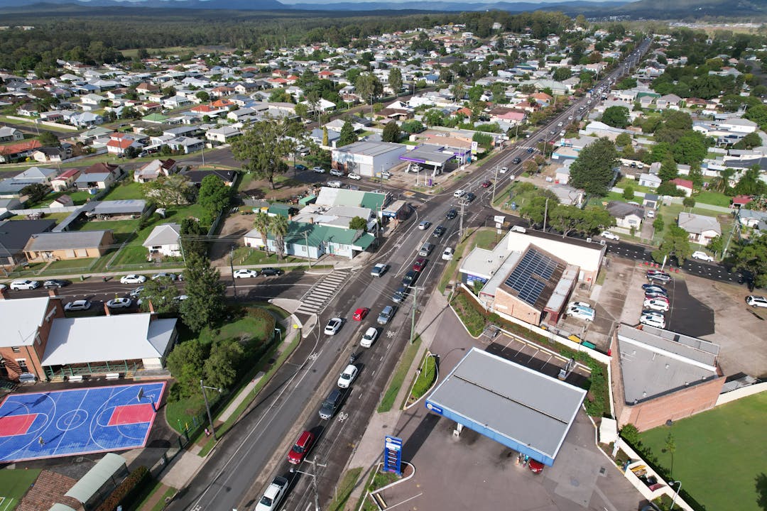 Aerial View of Wollombi Road