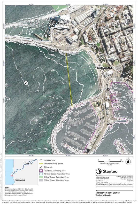 Photo Gallery | Proposed Shark Barrier at Bathers Beach | My Say Freo