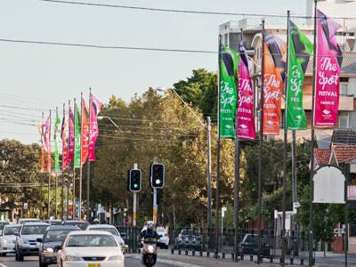 Some Randwick City street banners