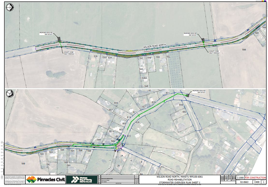 Wilson Rd works map.png