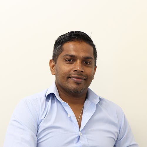 Team member, Chaminda Mendis