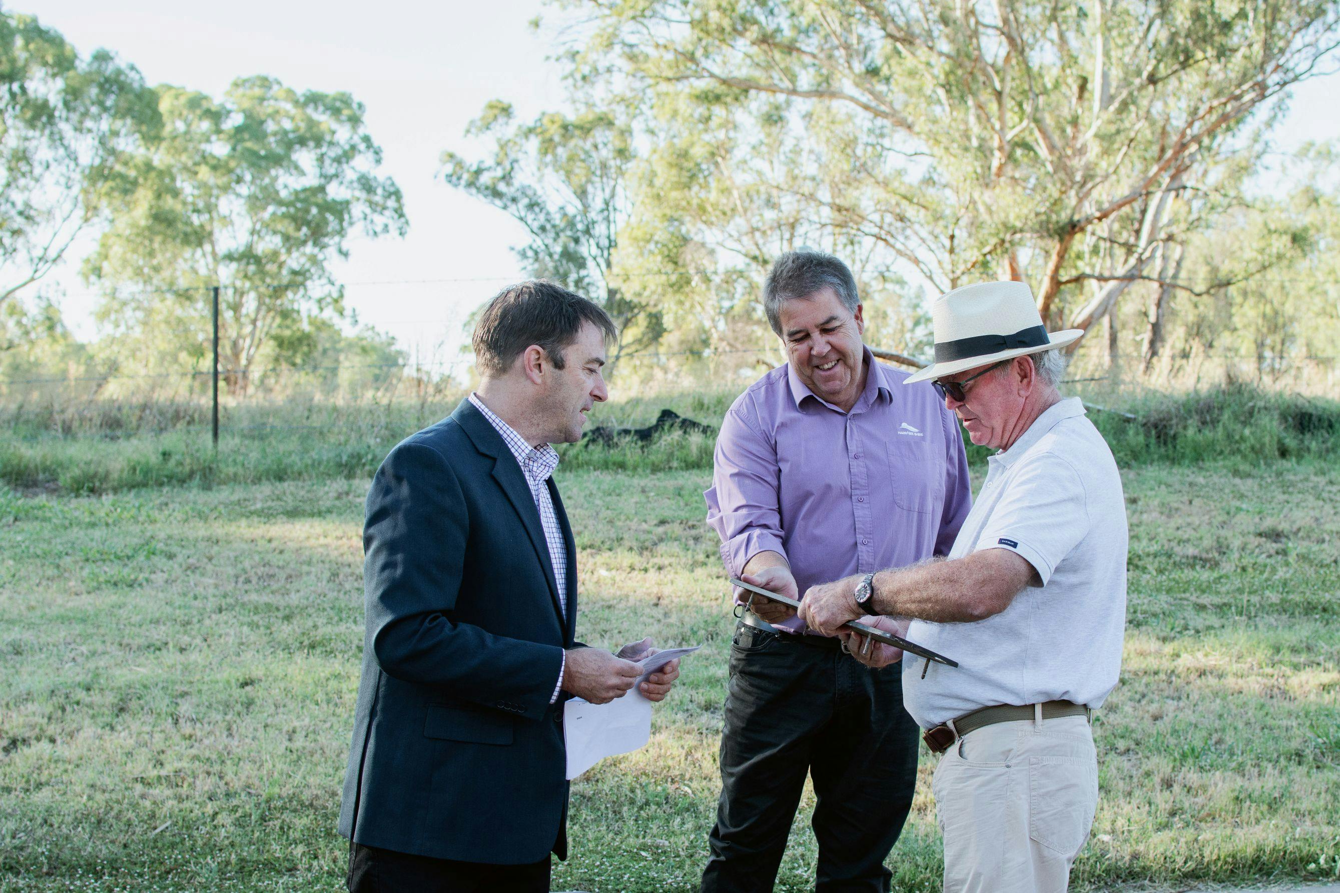 Brekkie on the Bridge plaque presentation.