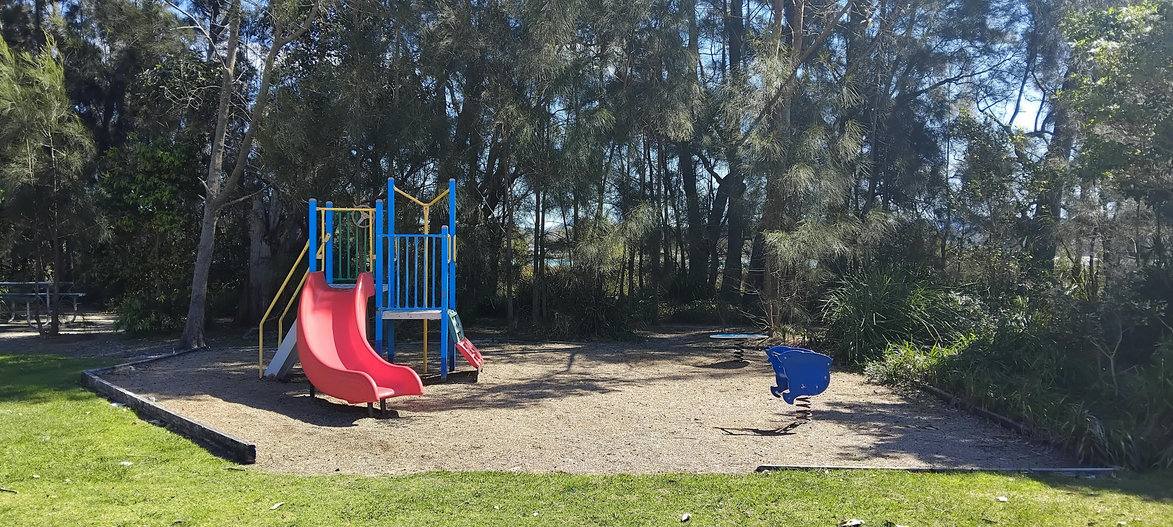 Before: Old playground at McDonald Parade, Burrill Lake