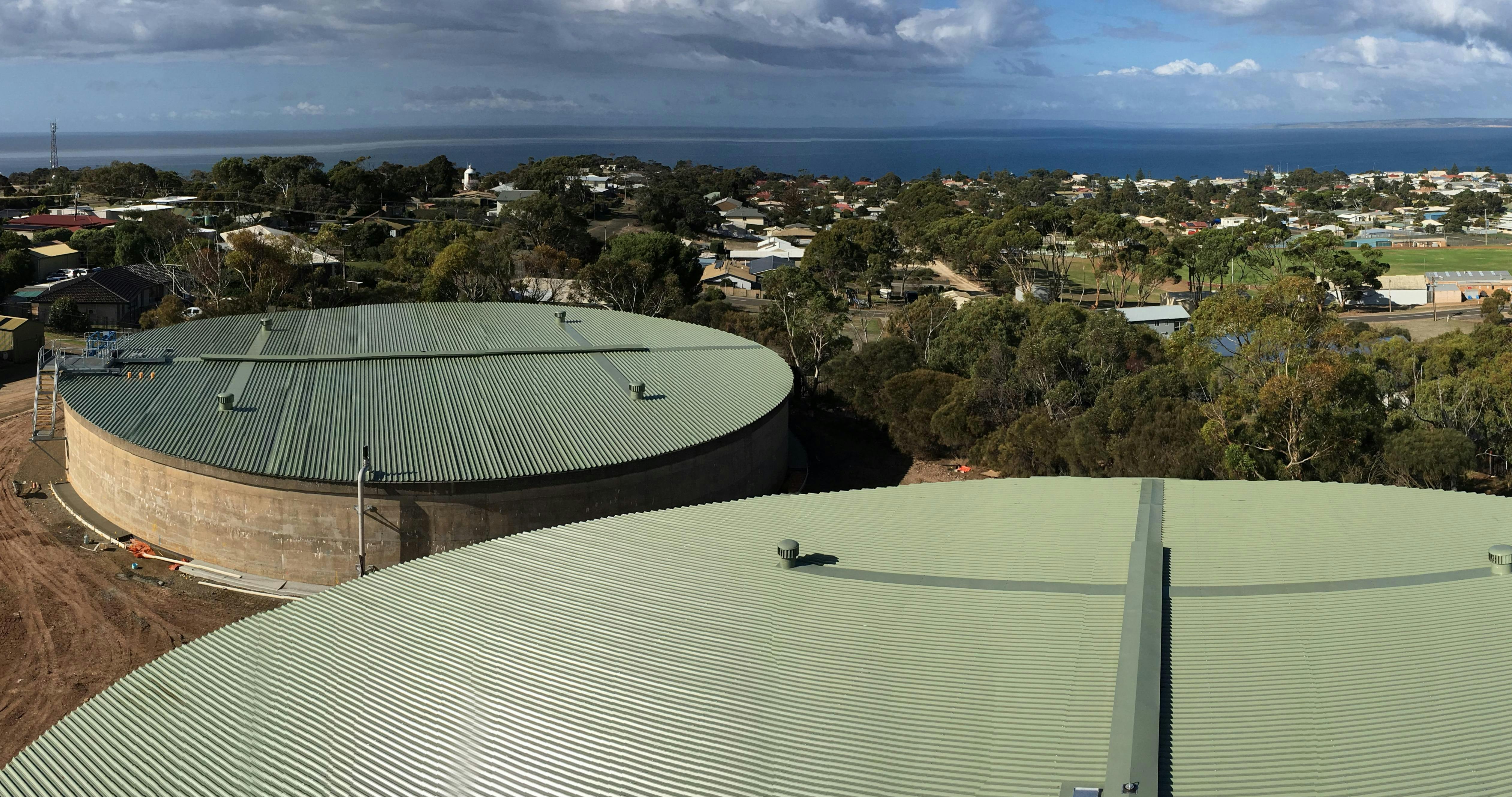 Kingscote water storage tanks