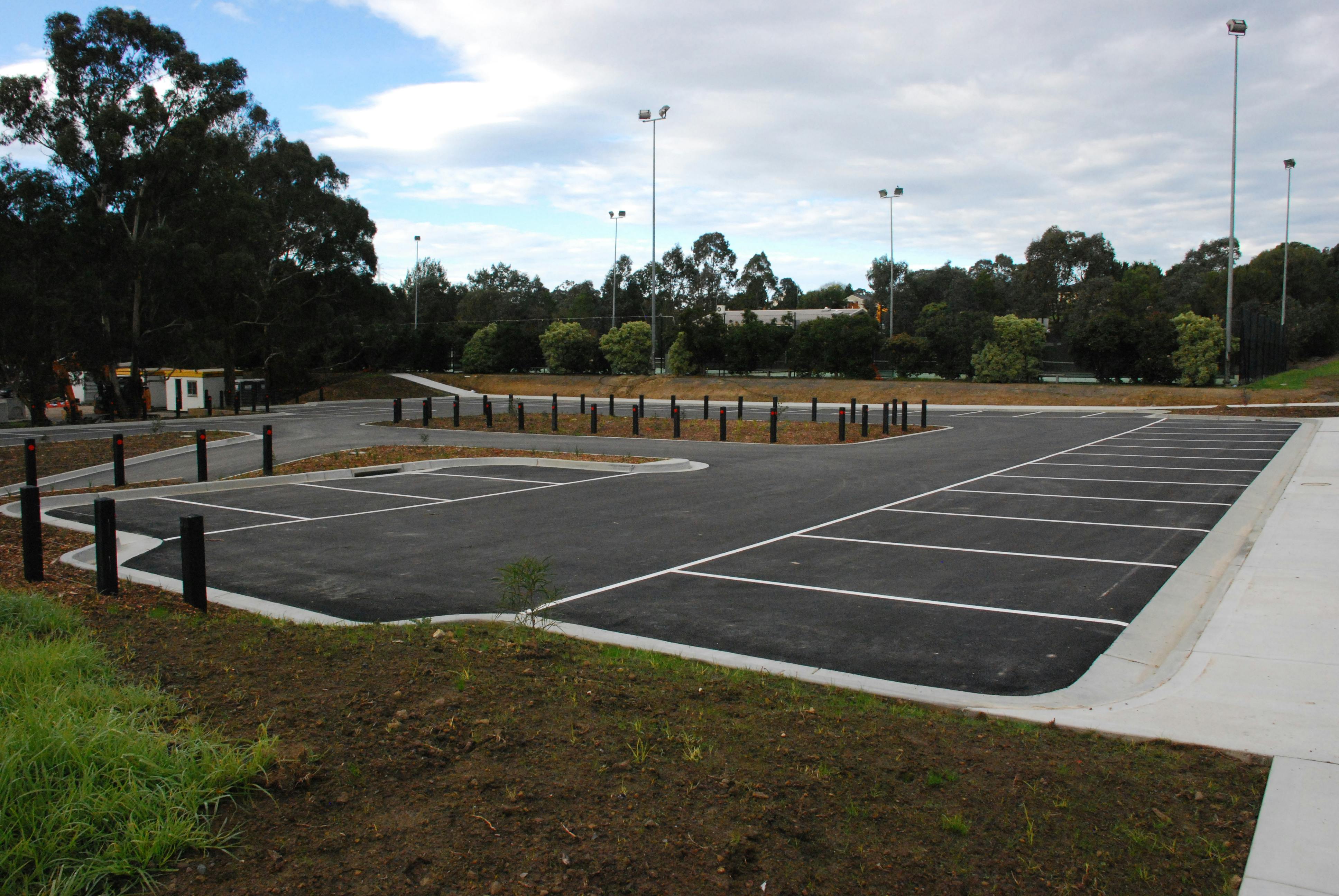 New Car Parking Area