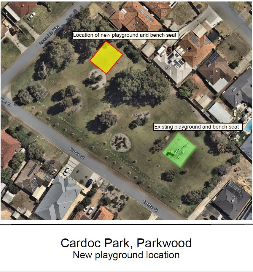 Cardoc Park Playground relocation